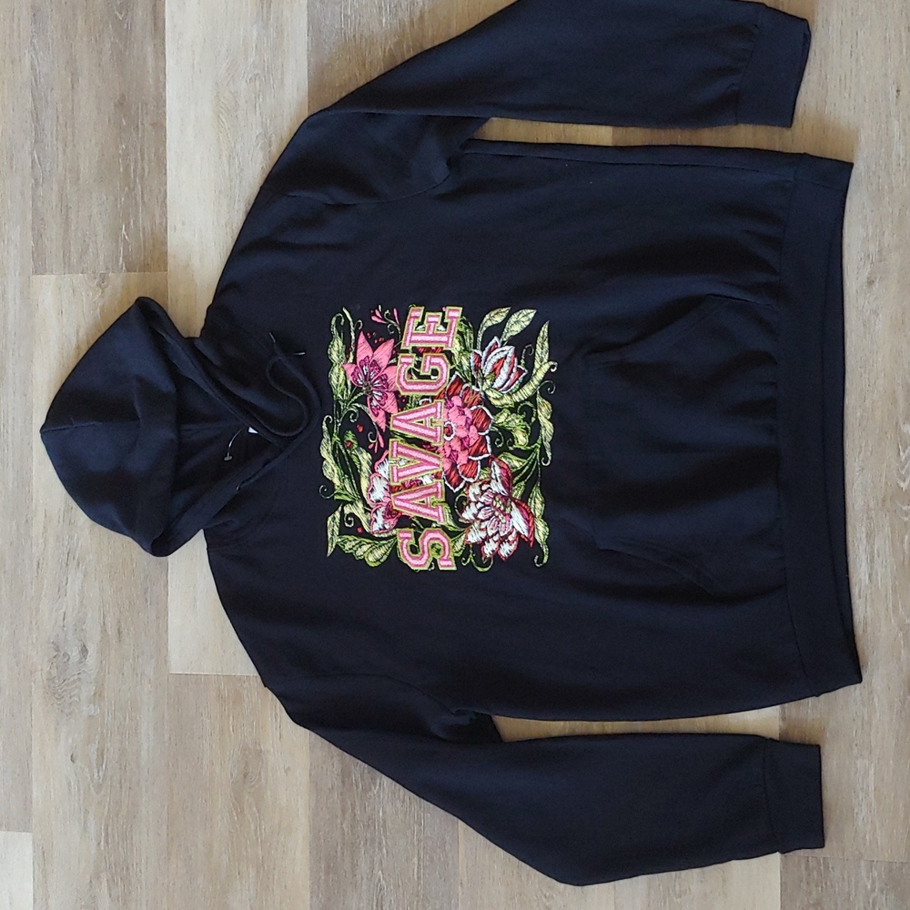 NWOT Return to Sender Savage Graphic Pullover Hoodie Black Size XXL